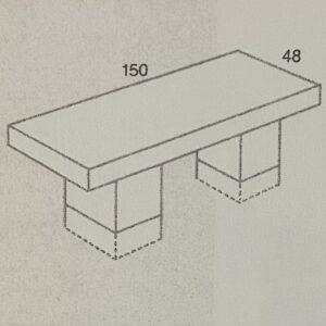 Banc Droit Simple